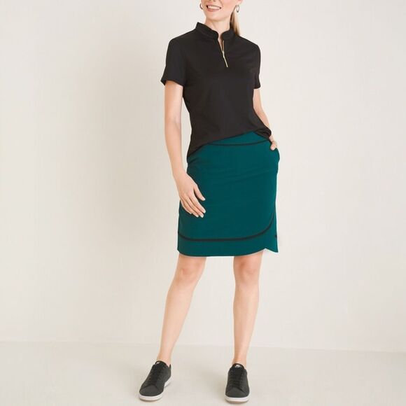 Chico’s Zenergy UPF Curved Hem Skort - Size 14 - Picture 2 of 13